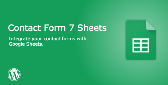 Plugins WordPress Contact Form 7 to Google Sheet
