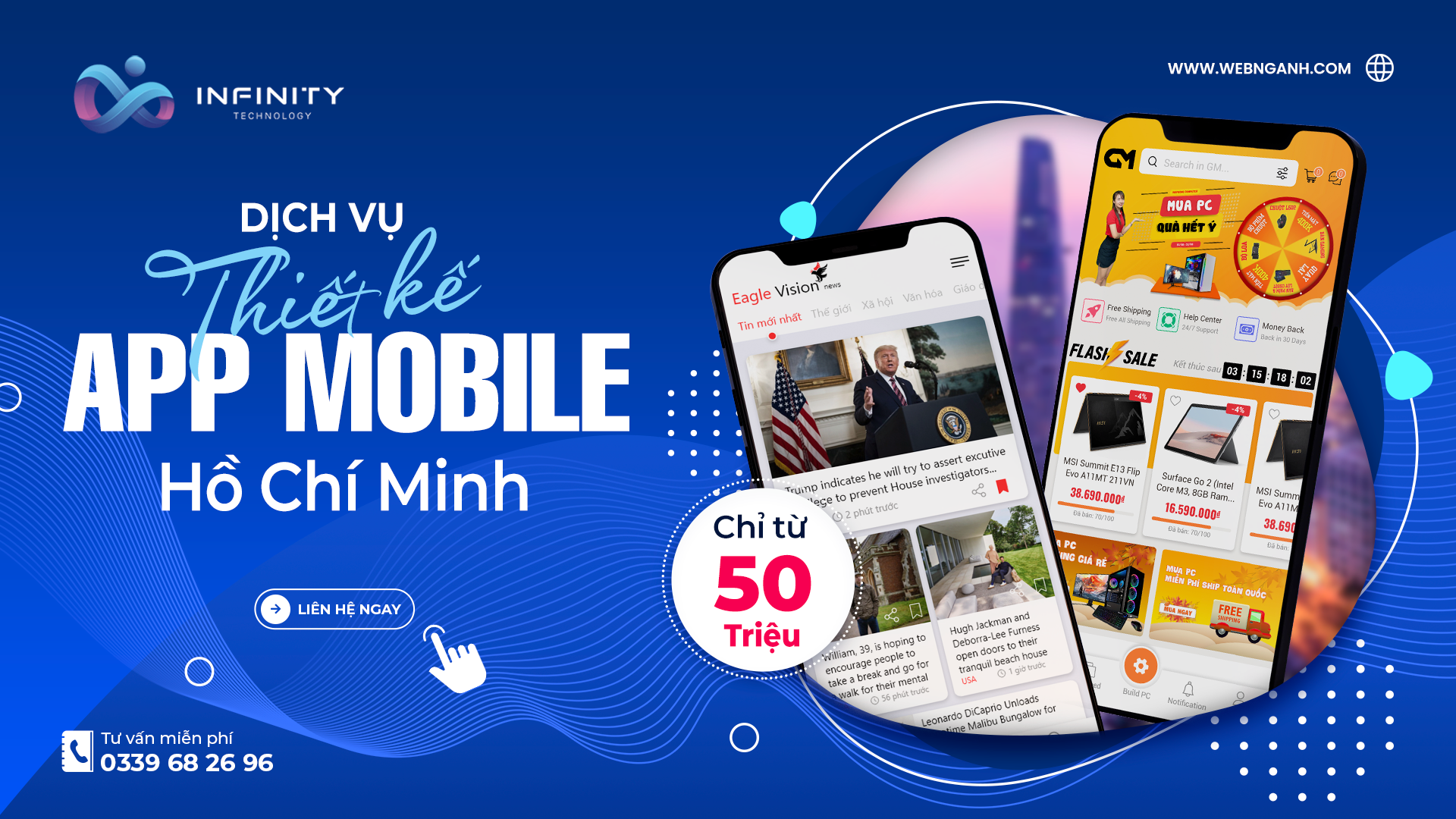 Thiết kế App mobile Hồ Chí Minh – HCM ( Sài Gòn )