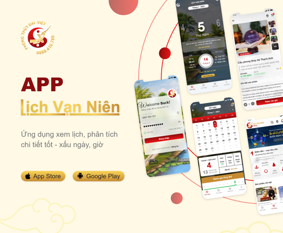 App lịch vạn niên – Phong Thuỷ Đại Việt