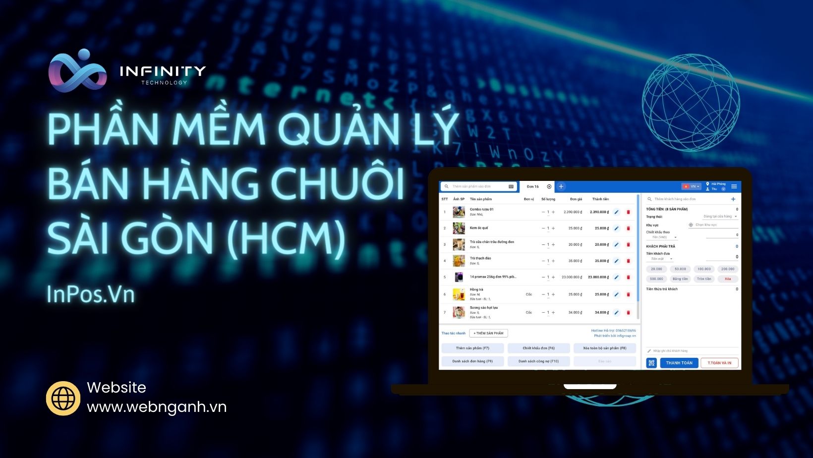 Phần mềm quản lý bán hàng chuỗi Sài Gòn ( HCM ) – inPos