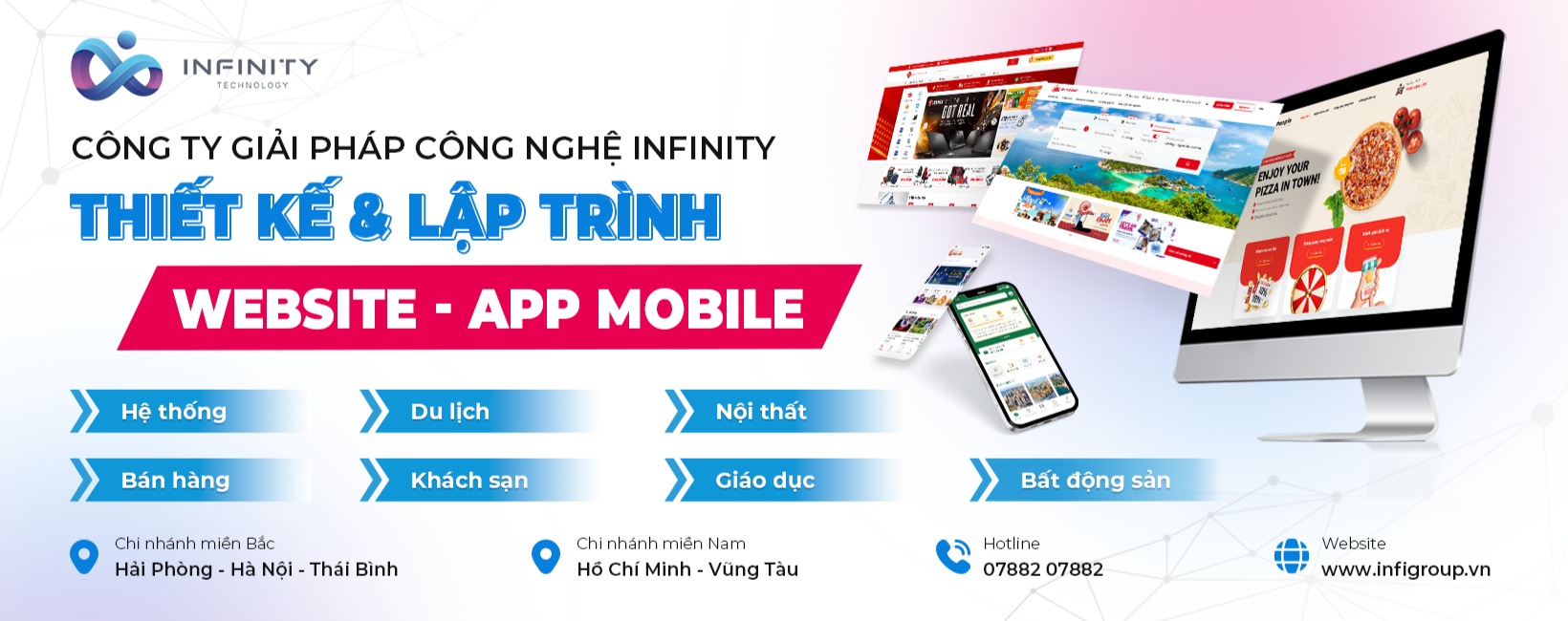 Công ty dịch vụ thiết kế web, thiết kế App uy tín, chuyên nghiệp