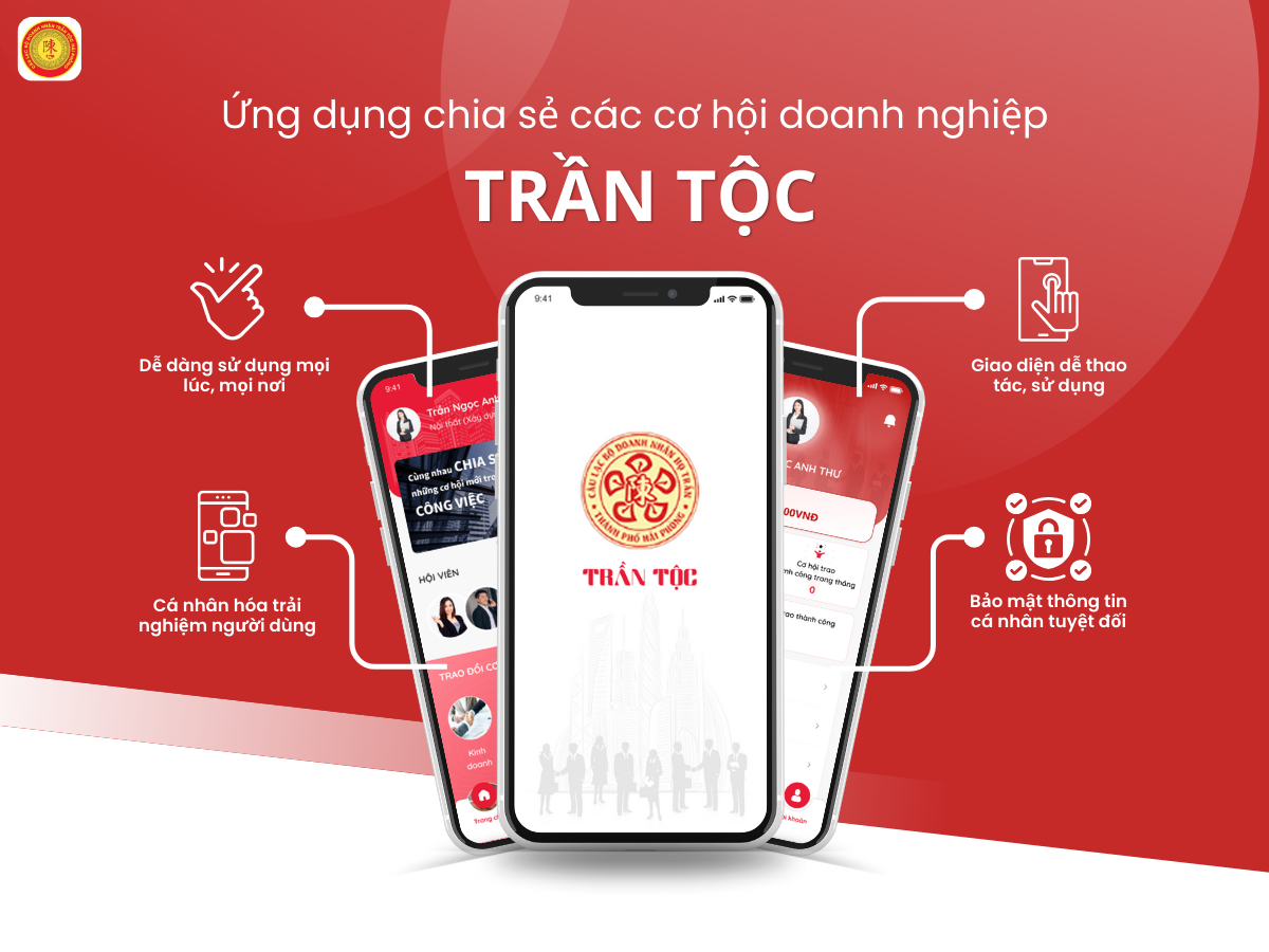 App Trần Tộc – Ứng dụng chia sẻ các cơ hội doanh nghiệp