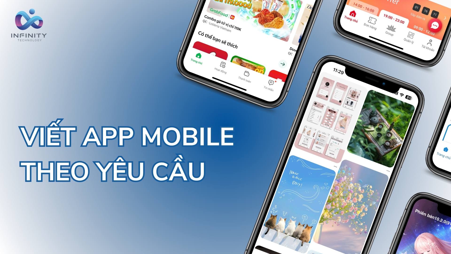 Viết App Mobile theo yêu cầu cho doanh nghiệp